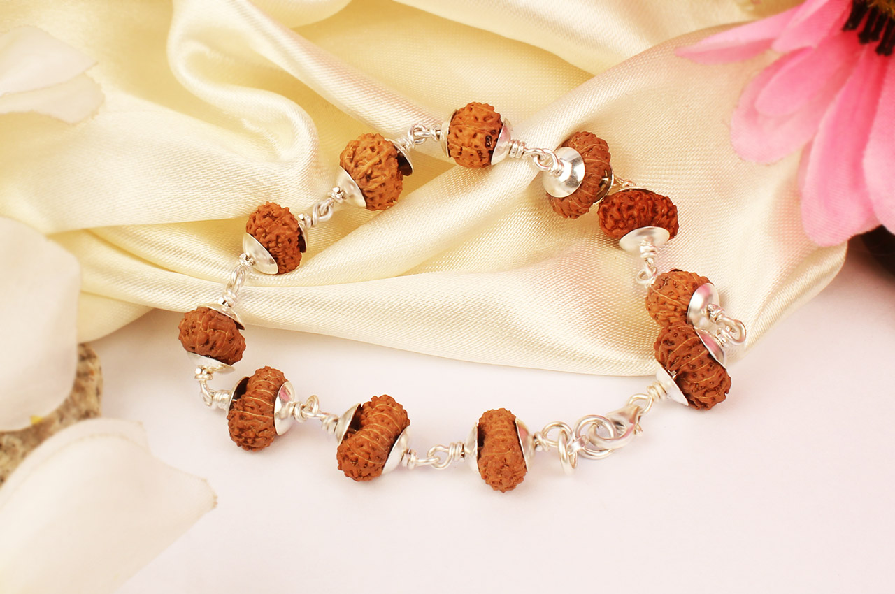 Buy Hanuman Single Diamond Bracelet in Silver | Aumkaara Jewellery