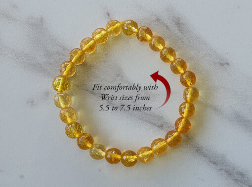 Buy REBUY Yellow Citrine Stone Bracelet (for Men and Women) Online at Best  Prices in India - JioMart.